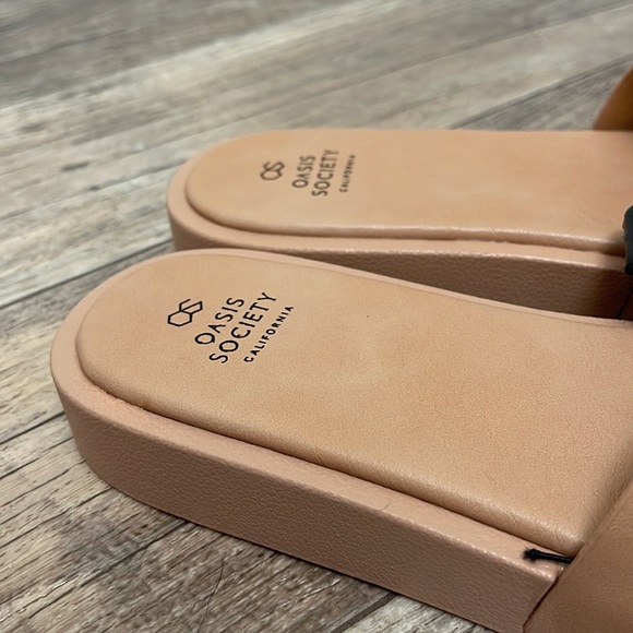 New Oasis Buckle Camel Sandals - Picture 7 of 10